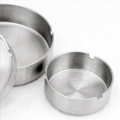 Round/ Stainless Steel Ashtray Ashtrays for Outdoors and Home/Car Ash Tray for Home Office Decoration