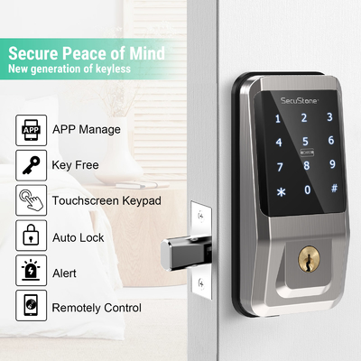 Security Wifi Alarm Smart Touchscreen Intelligent Door Lock Homesafe Security