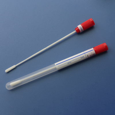 1 Person Oropharyngeal Nylon Flocked Swab With Tube