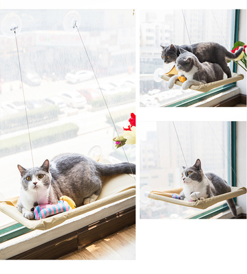 High Load Capacity Cooling Pet Mat Cushion Sucker Hanging Window Cat Hammock