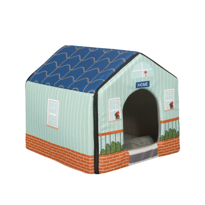 Oxford Fabric Dog Bed Luxury Warm Heated Small Dog House Pet Cushion