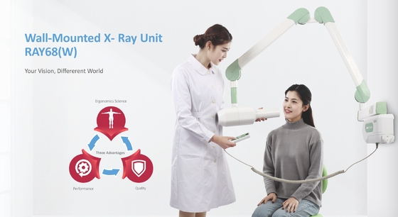 New design Hign Frequency Wall-mounted Dental X-ray XR-68(W) Unit Mobile