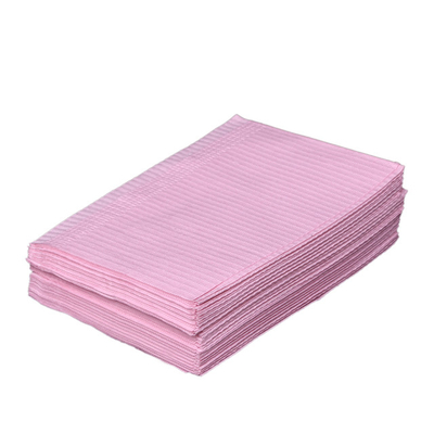 3ply Apron Waterproof Colorful Disposable Consumable Dental Bibs 3x45 cm