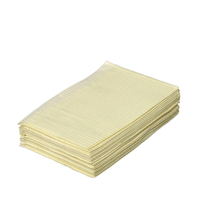 3ply Apron Waterproof Colorful Disposable Consumable Dental Bibs 3x45 cm