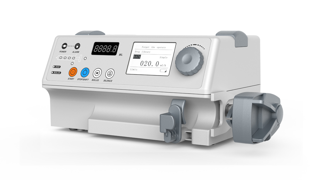 Portable Syringe Hospital Infusion Pump With Drug Library