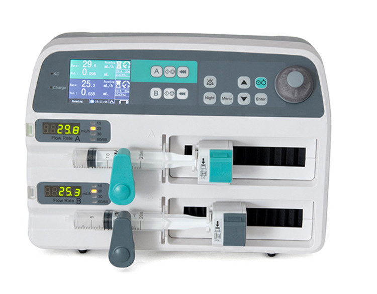 CE Approved Medical Equipment Portable Syringe Infusion Pump For ICU